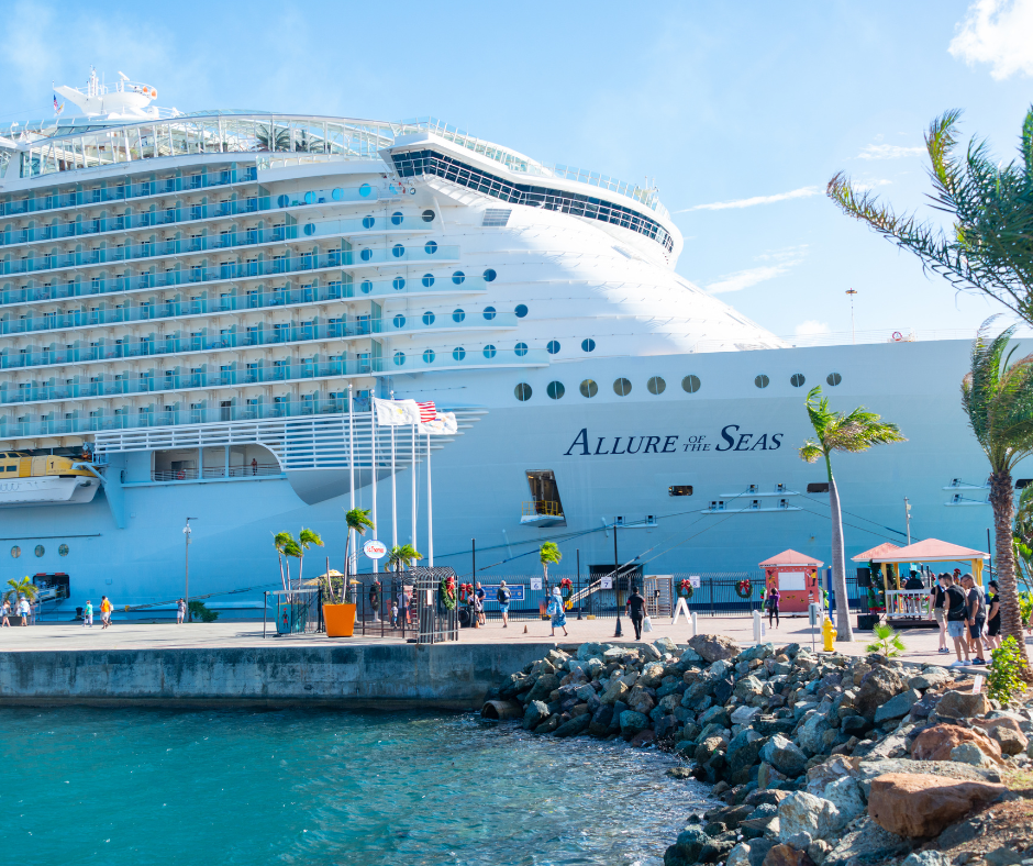 Allure of the Seas cruise ship.
