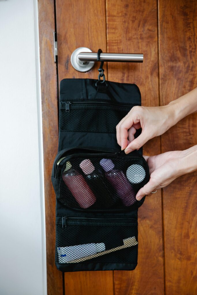 Toiletry holder for travel