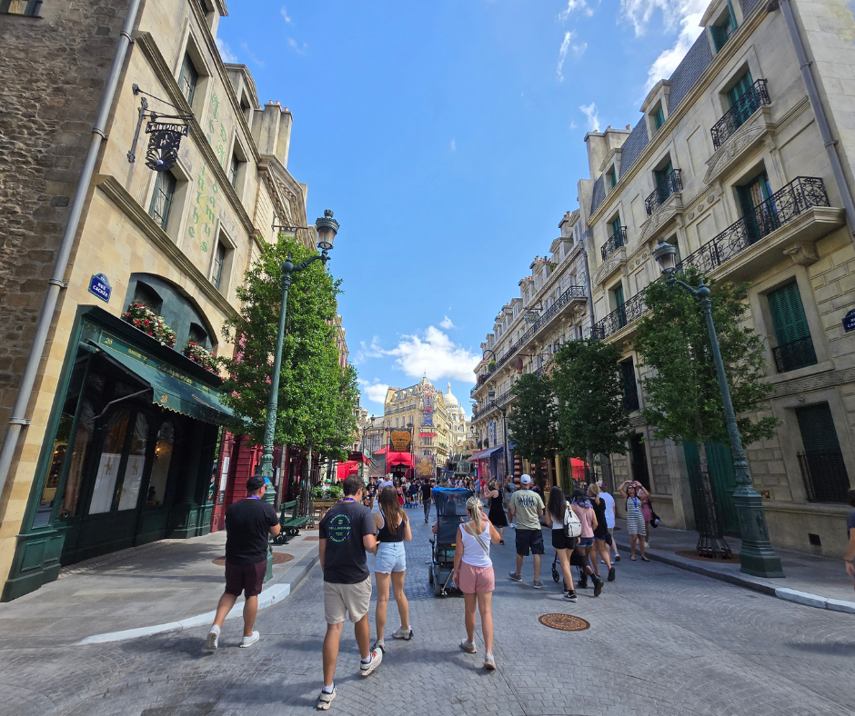 A street view of Epic Universe.