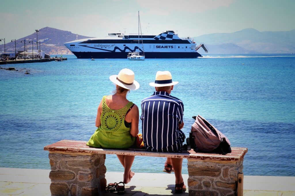 Couple happy they used a travel agent.