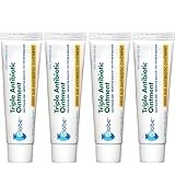 Triple Antibiotic Ointment 1.0 oz (4 Pack) - DVC Advantages First Aid Ointment for Minor Scrapes, Cuts, and Burns to Help Prevent Infection, Compare to The Active Ingredients of The Leading Brand.