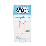 Rescue Anti-Chafe Stick - DVC Advantages Megababe Thigh Rescue Anti-Chafe Stick | Prevents Skin Chafe & Irritation | Thighs, arms, Bra-Lines & More