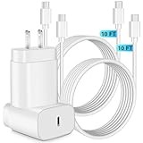 2 Pack Wall Charger and 10 Ft Cords - DVC Advantages Samsung Super Fast Charger,Samsung Charger Fast Charging Block,2Pack 25W Samsung USB C Wall Charger,10FT Quick USBC Cable for Samsung Galaxy S25 Ultra/S24/S23/S22/S21/S20/A14/A54/Z Fold 6/5/Z Flip 6/5