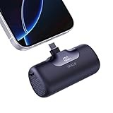 iWalk 5500 Portable Charger - DVC Advantages iWALK Portable Charger 5500mAh Next-Gen Small Power Bank 22.5W Fast Charging Battery USB-C Portable Phone Charger for iPhone 16/15 16 Plus 16 Pro Max iPad, Samsung Galaxy S25 S24 S23 Android, Black
