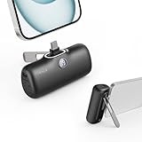 iWALK 5oo0 mAh with kickstand - DVC Advantages iWALK Portable Charger for iPhone 15 iPhone 16 Series, 20W PD Fast Charging USB-C Power Bank, LED Display, 5000mAh Battery Pack Compatible with iPhone 15 Plus,15 Pro,15 Pro Max, Samsung Android